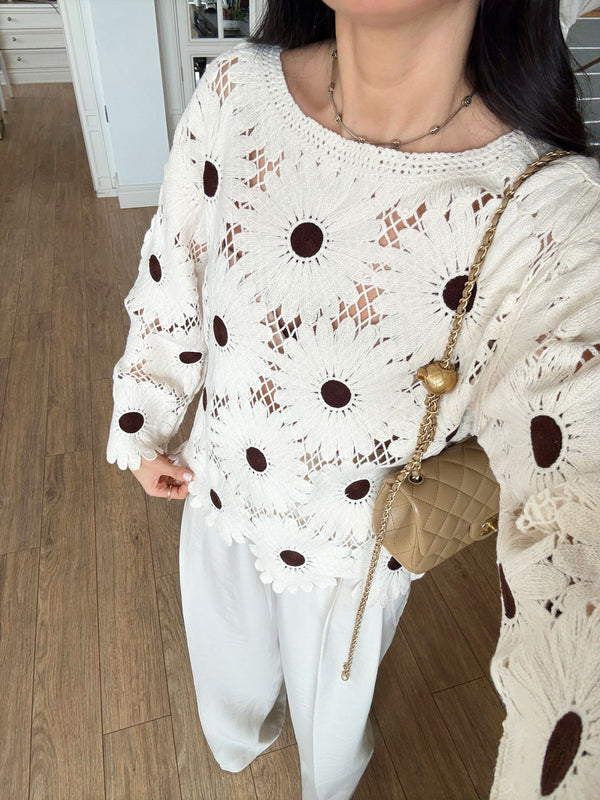 Daisy Crochet bluza - više boja
