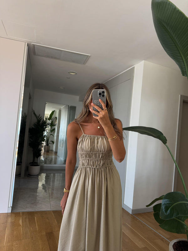 Tencel Whisper Haljina Bež Boja