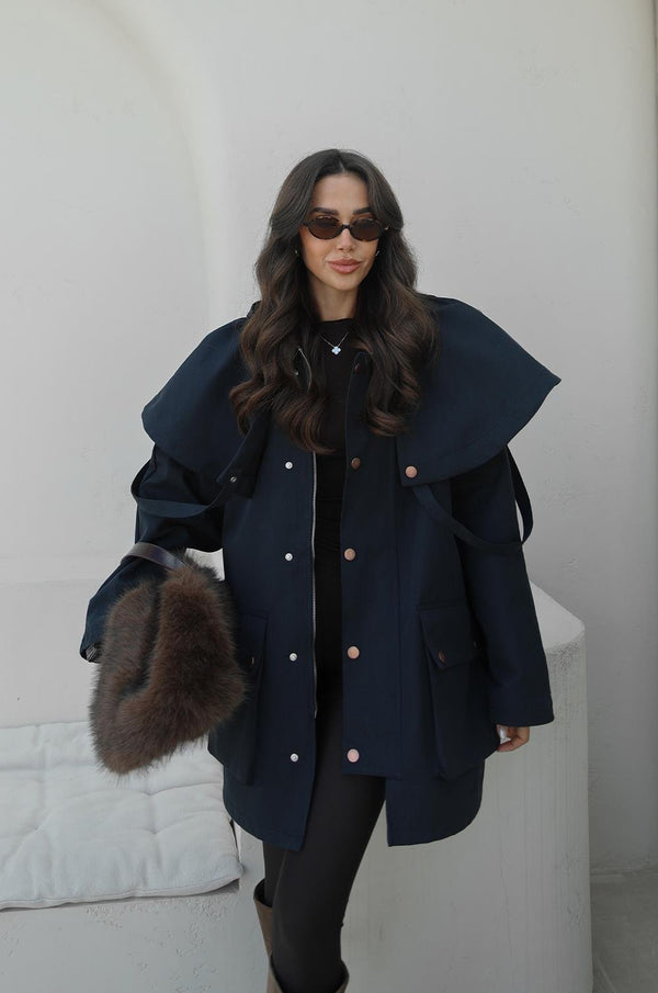 FH Cape Utility Jacket Navy Blue