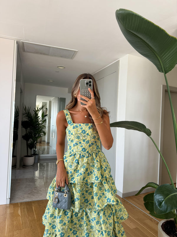 Floral Tiered Maxi Dress