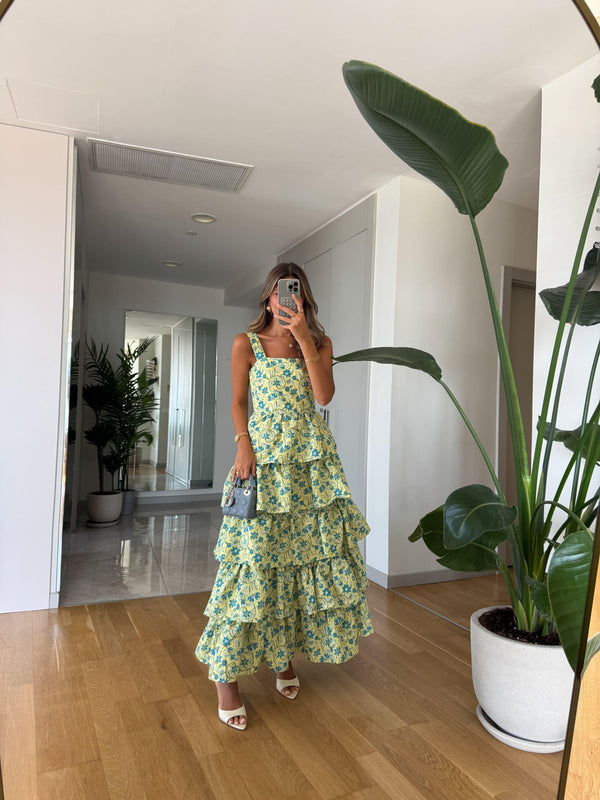 Floral Tiered Maxi Dress