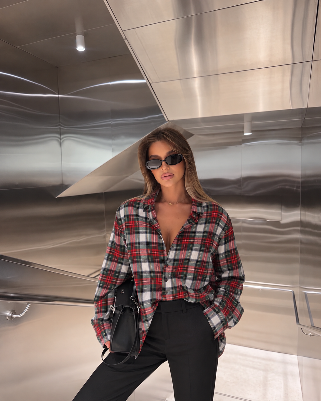 Heritage Check Shirt - red