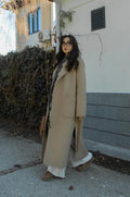 Luxe 100% Wool Coat Camel