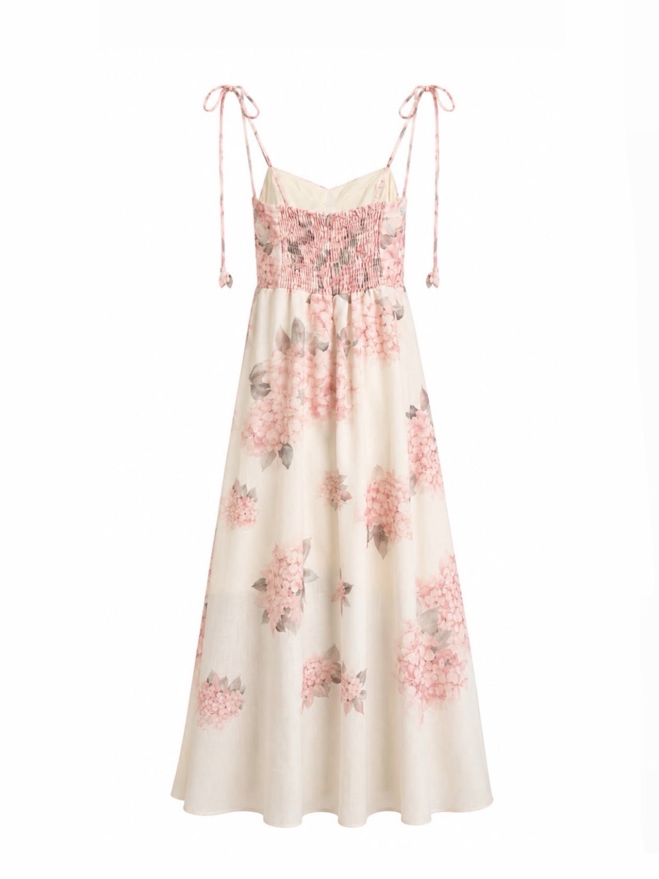 Floral Bustier Dress - Rose Ecru Edition