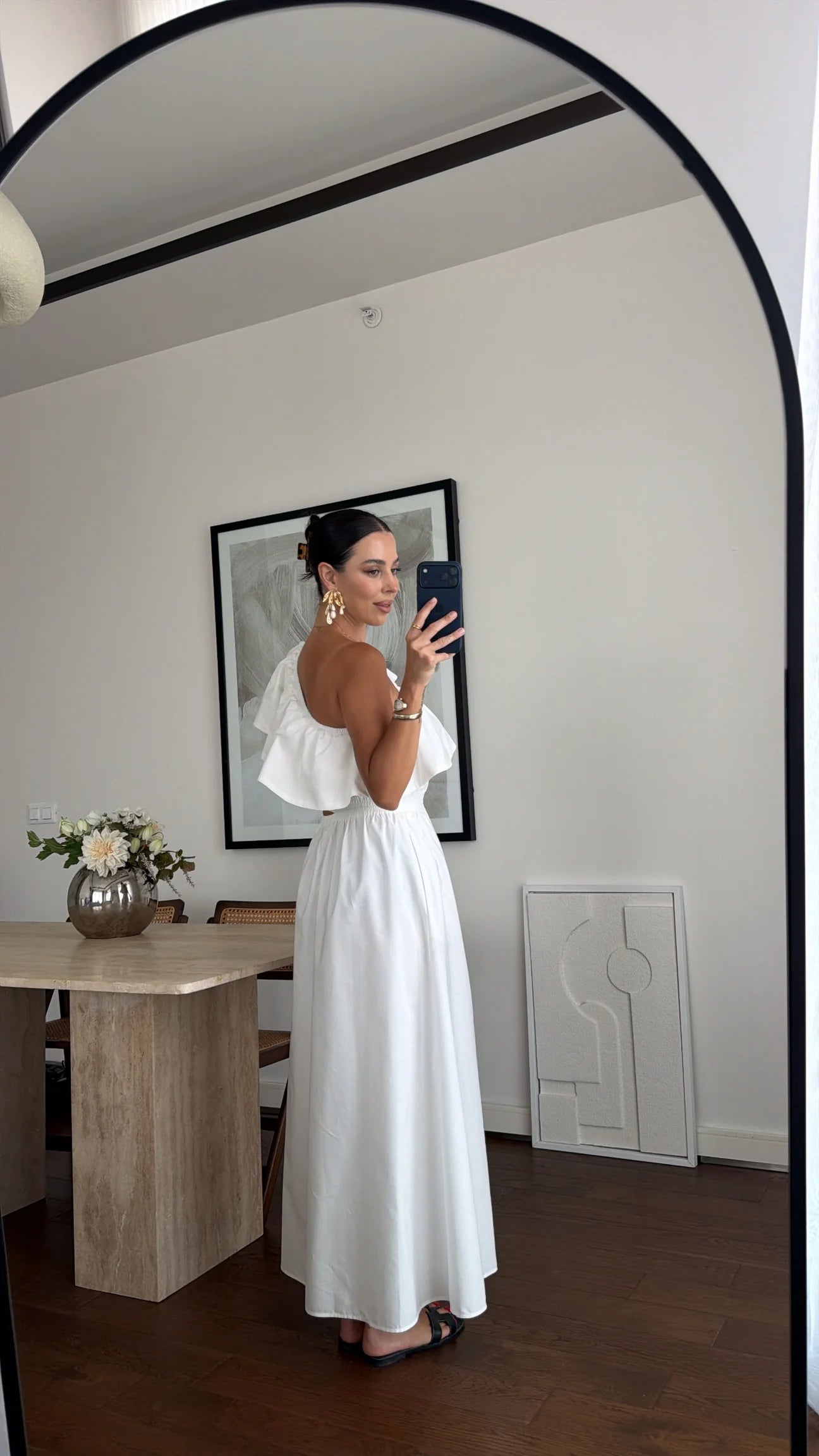 White Riviera Dress - bela boja