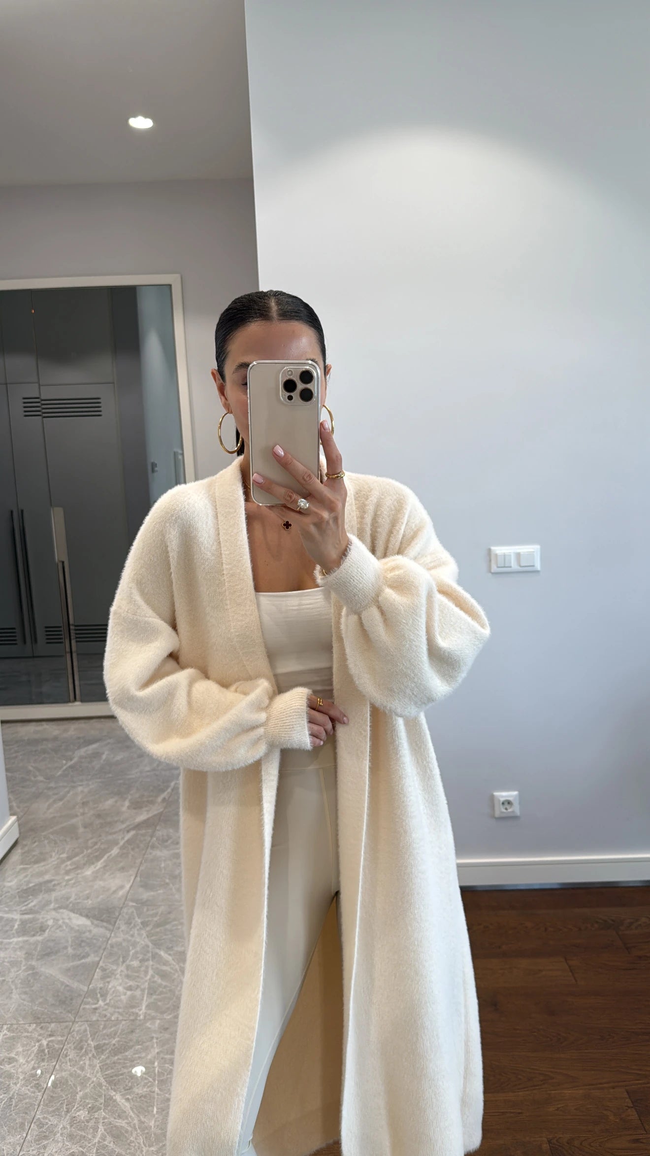 CLASSIC LONGLINE KNIT KARDIGAN - više boja