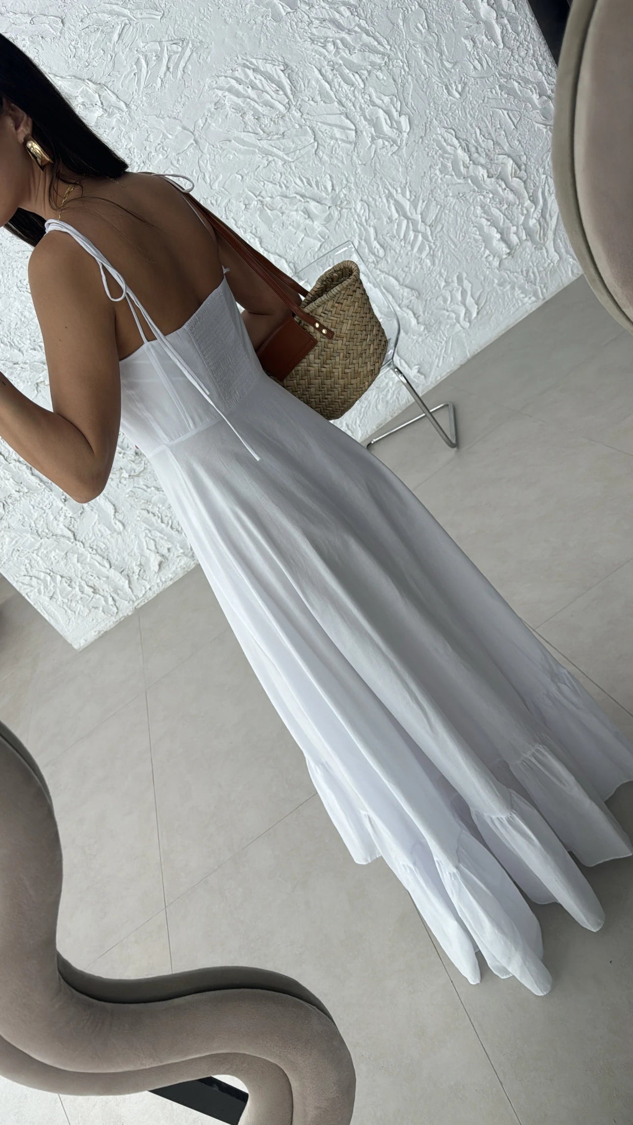 COTTON WHISPER MAXI DRESS