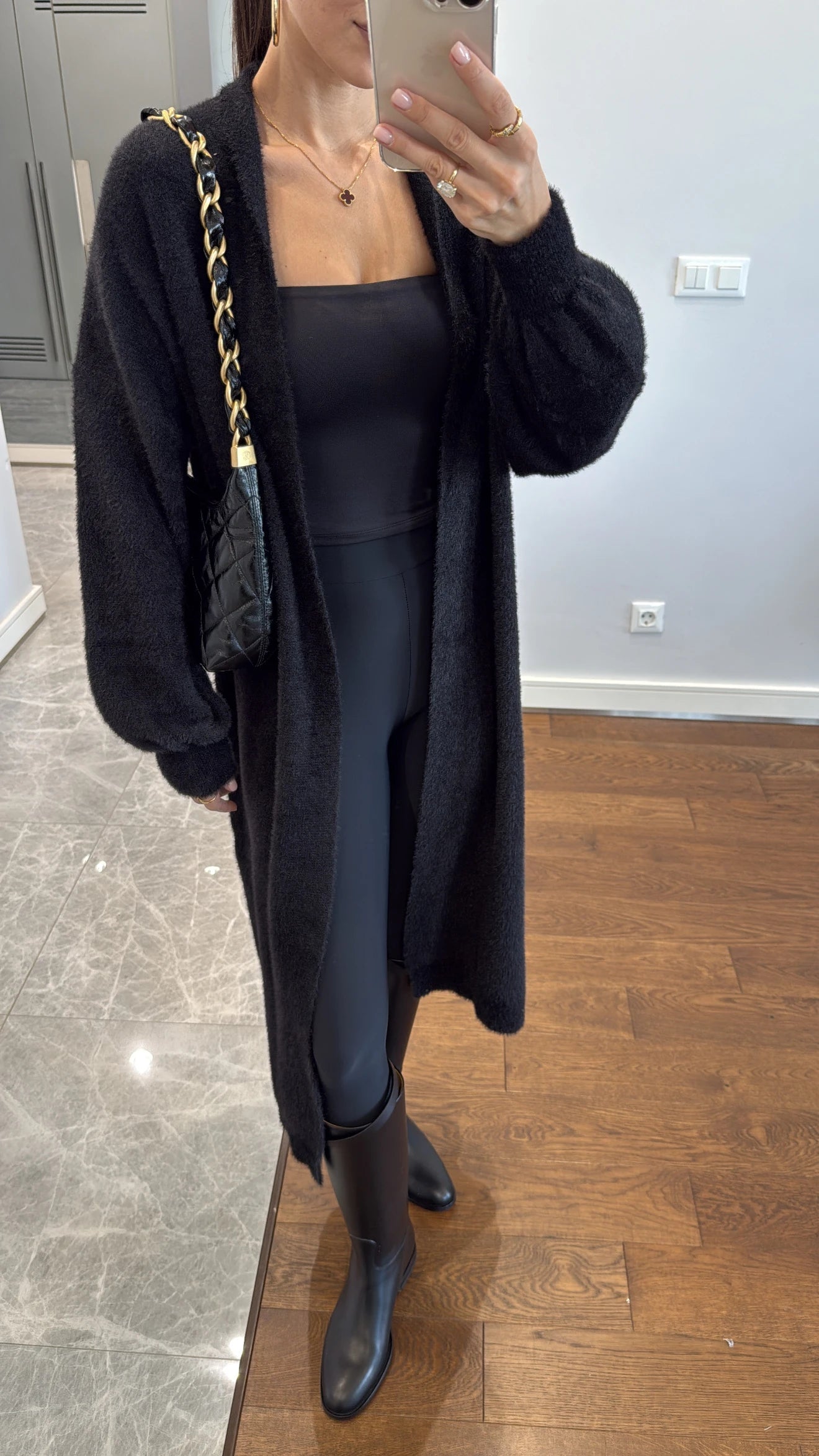 CLASSIC LONGLINE KNIT KARDIGAN - više boja