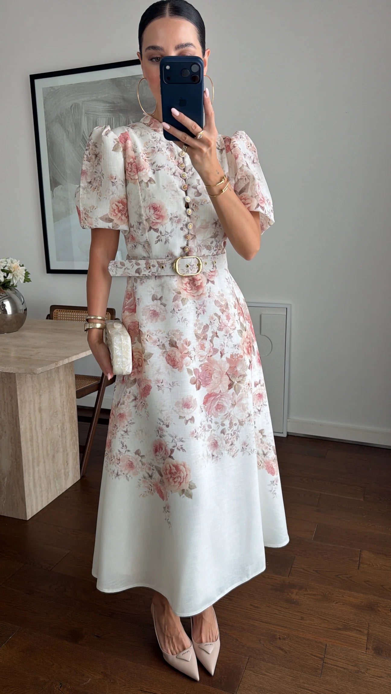 Rosalie Garden Midi Dress