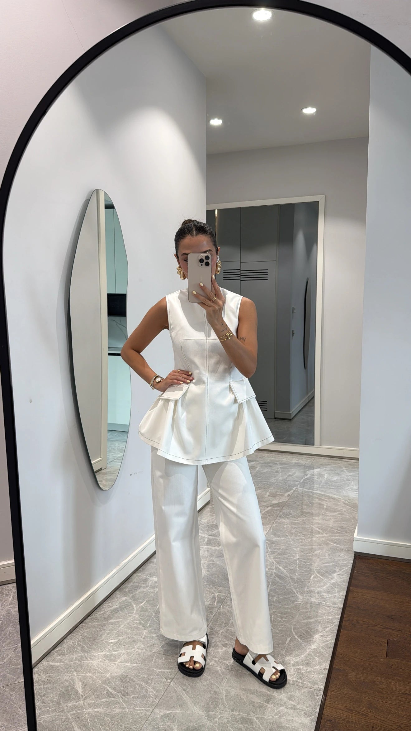 ECRU PREMIUM DENIM SET