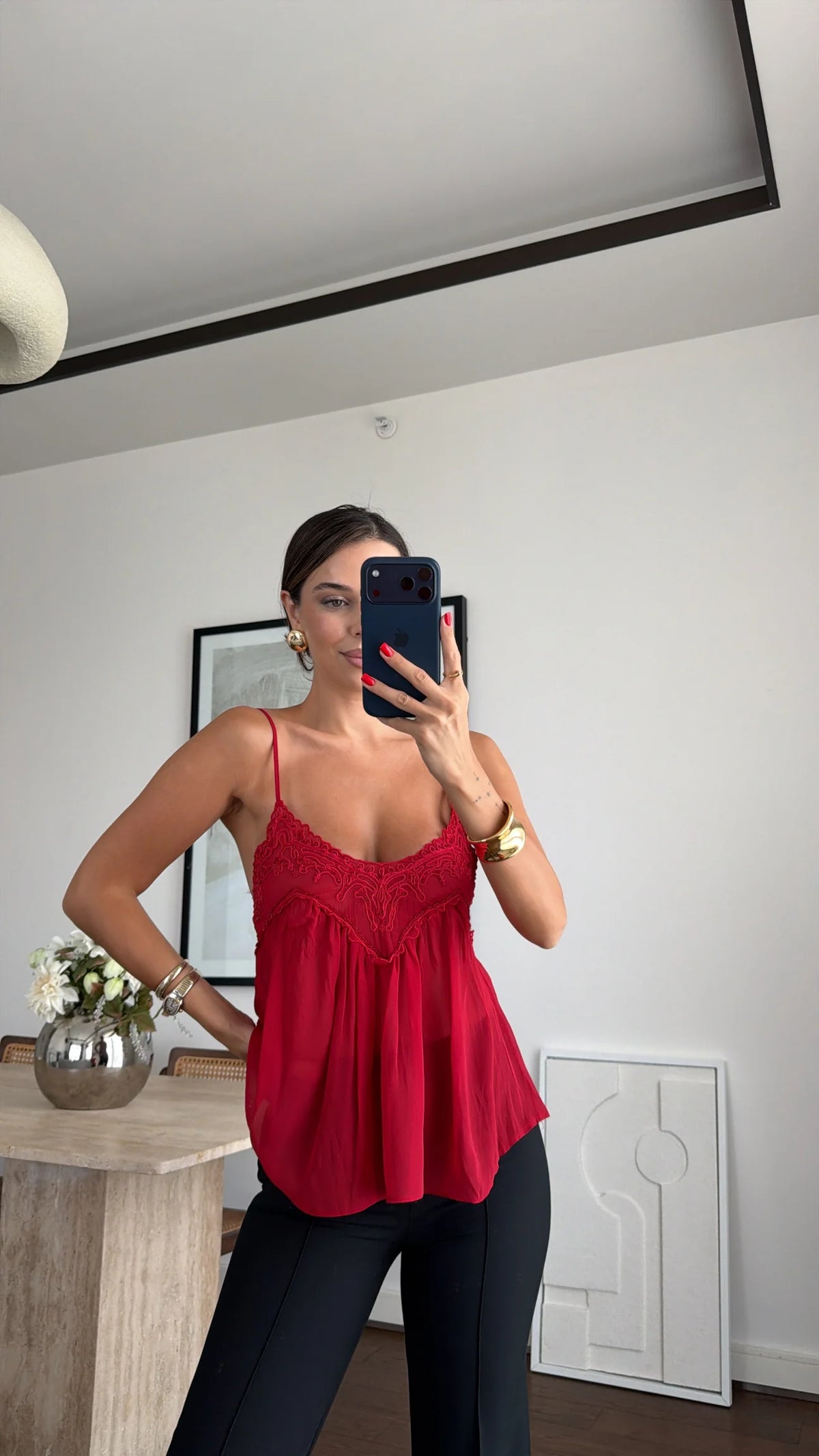 Amour Lace Top – Red