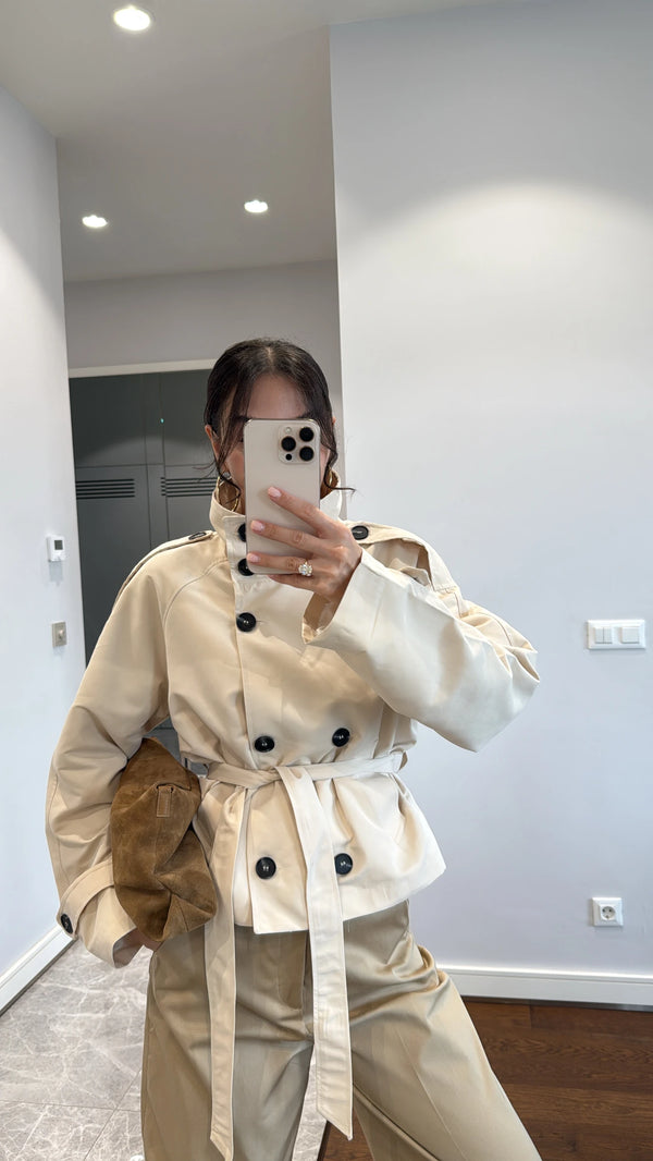 High Collar Trench - dve boje
