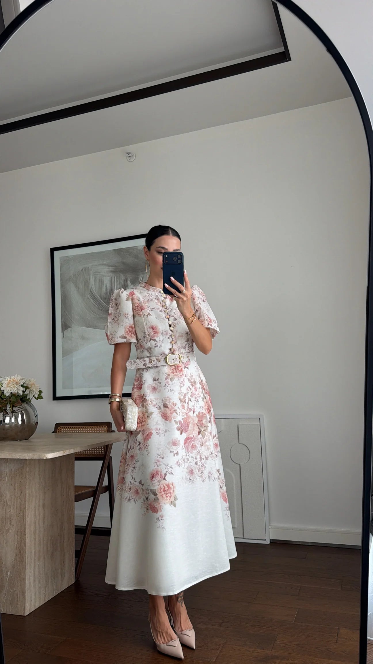 Rosalie Garden Midi Dress