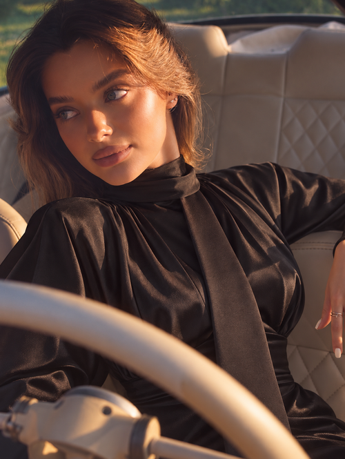 Black Infinity Maxi Haljina
