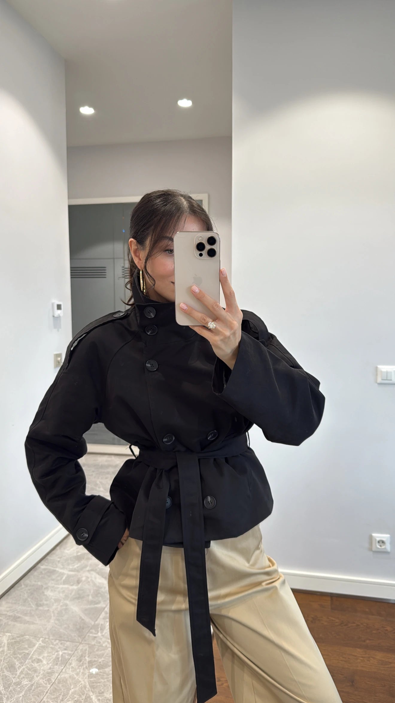 High Collar Trench - dve boje