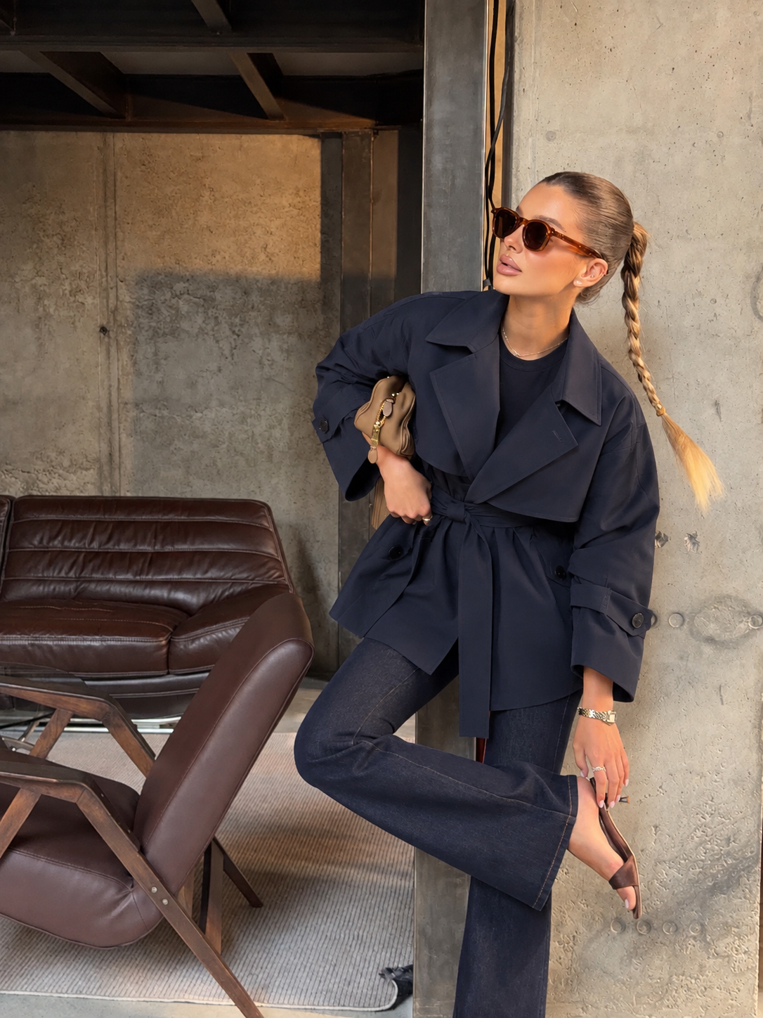 Trench coat Navy
