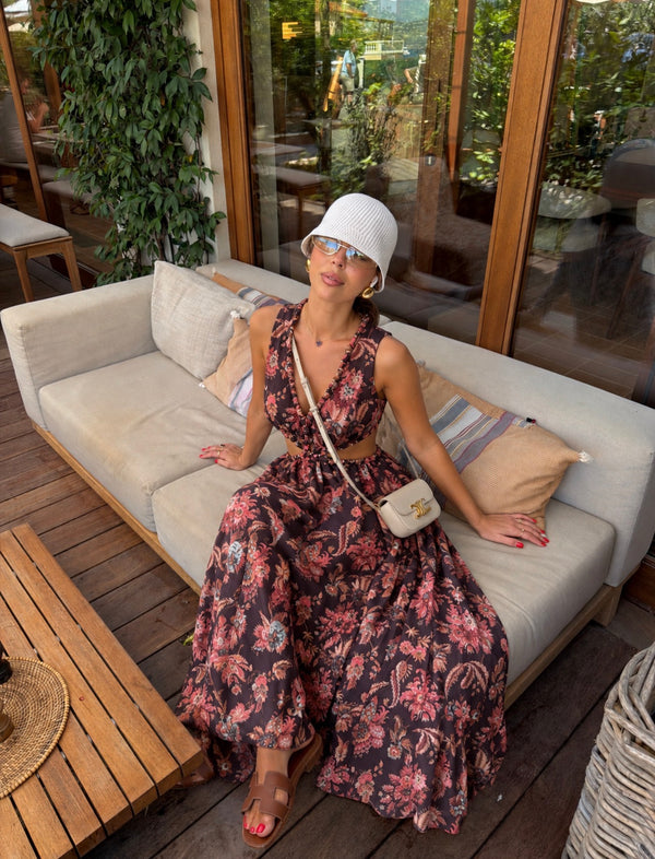 Floréa Beaded Maxi Dress