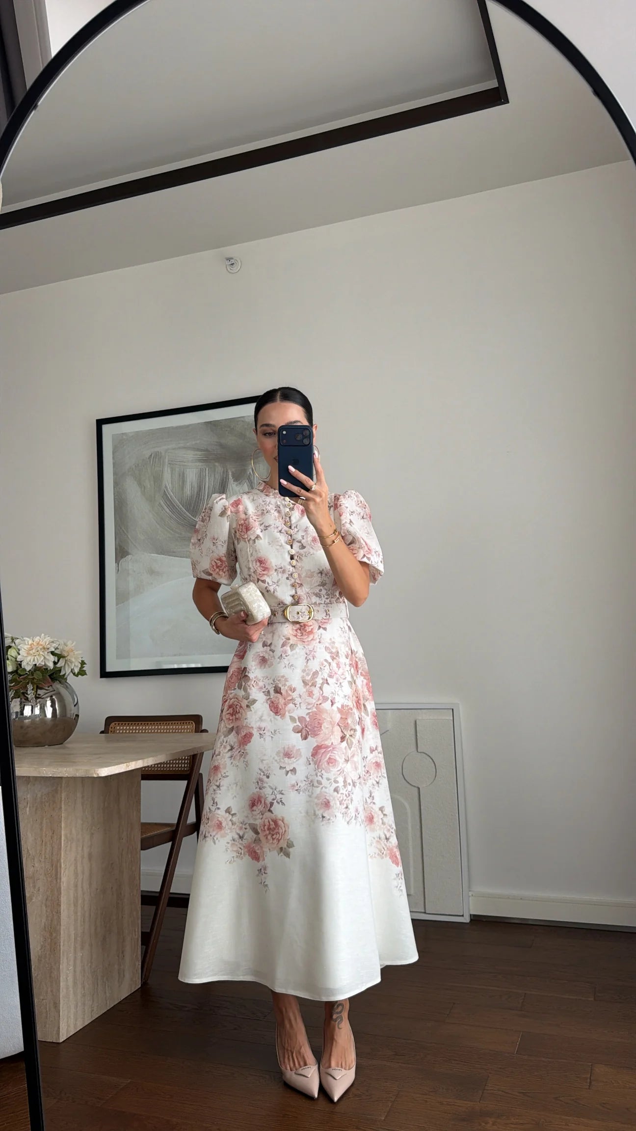 Rosalie Garden Midi Dress