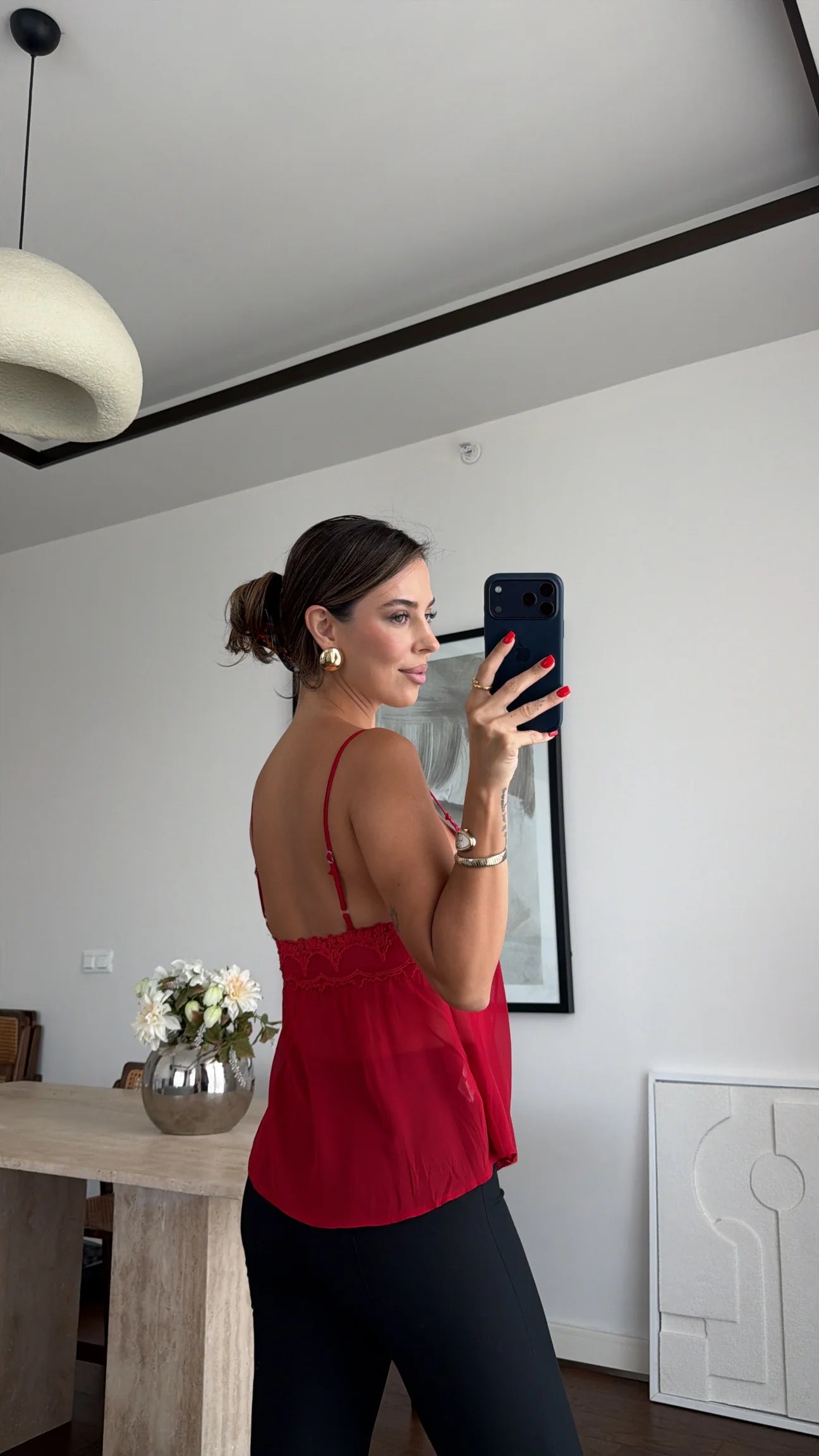 Amour Lace Top – Red