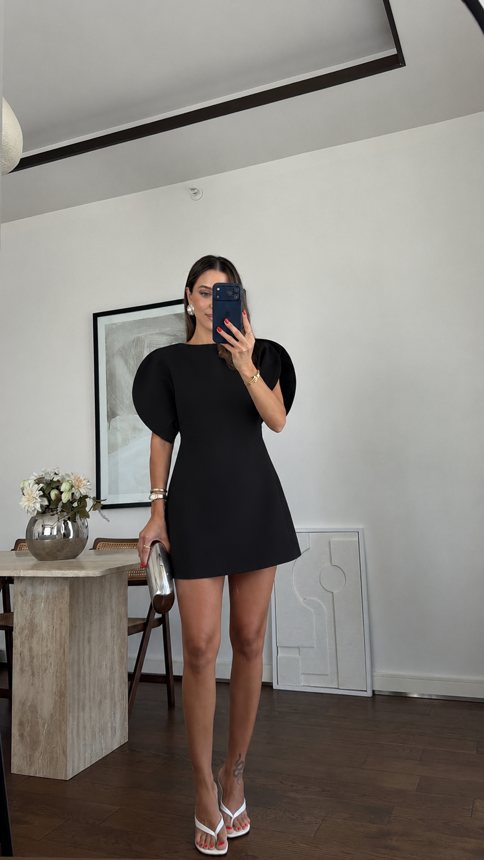 Statement Sleeve Mini Haljina