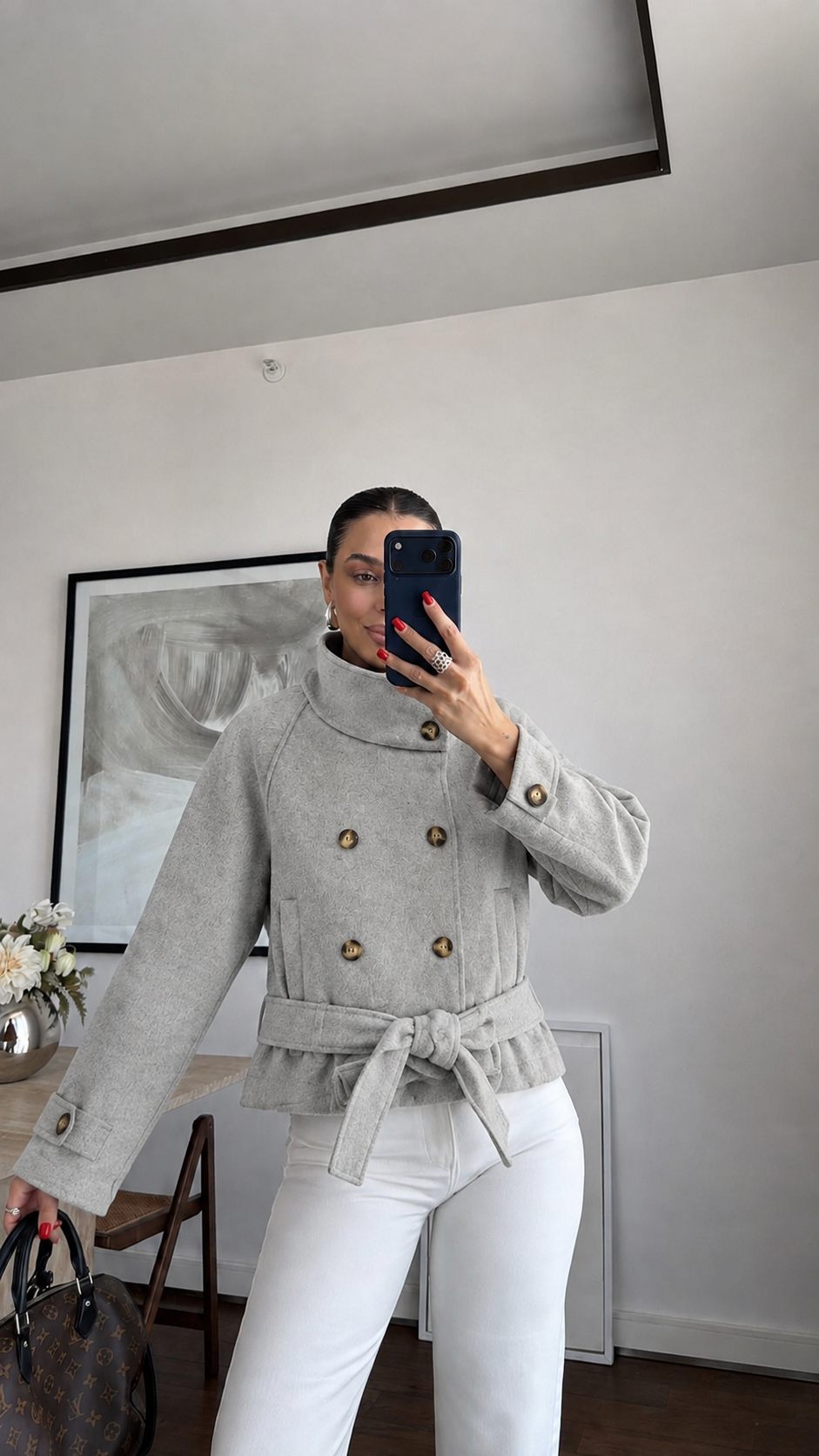WOOL SHORT COAT/JACKET