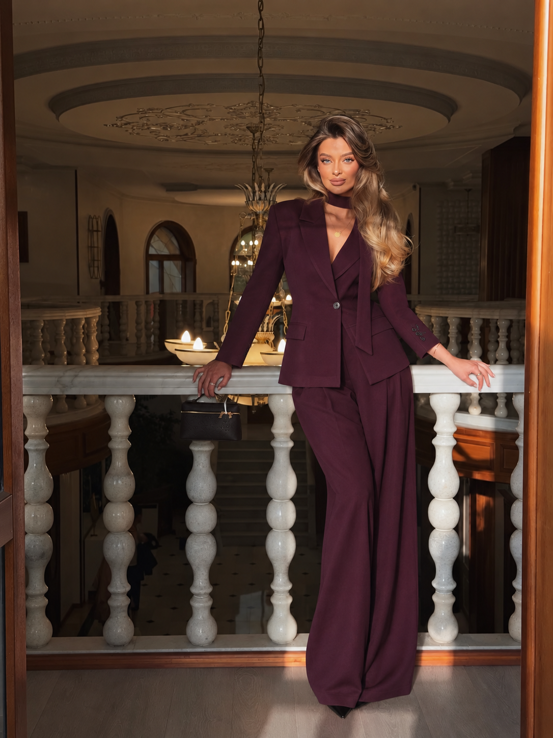 Dory Palazzo Pantalone sa Visokim Strukom – PURPLE