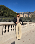 Dory Palazzo Pantalone sa Visokim Strukom – BUTTER YELLOW
