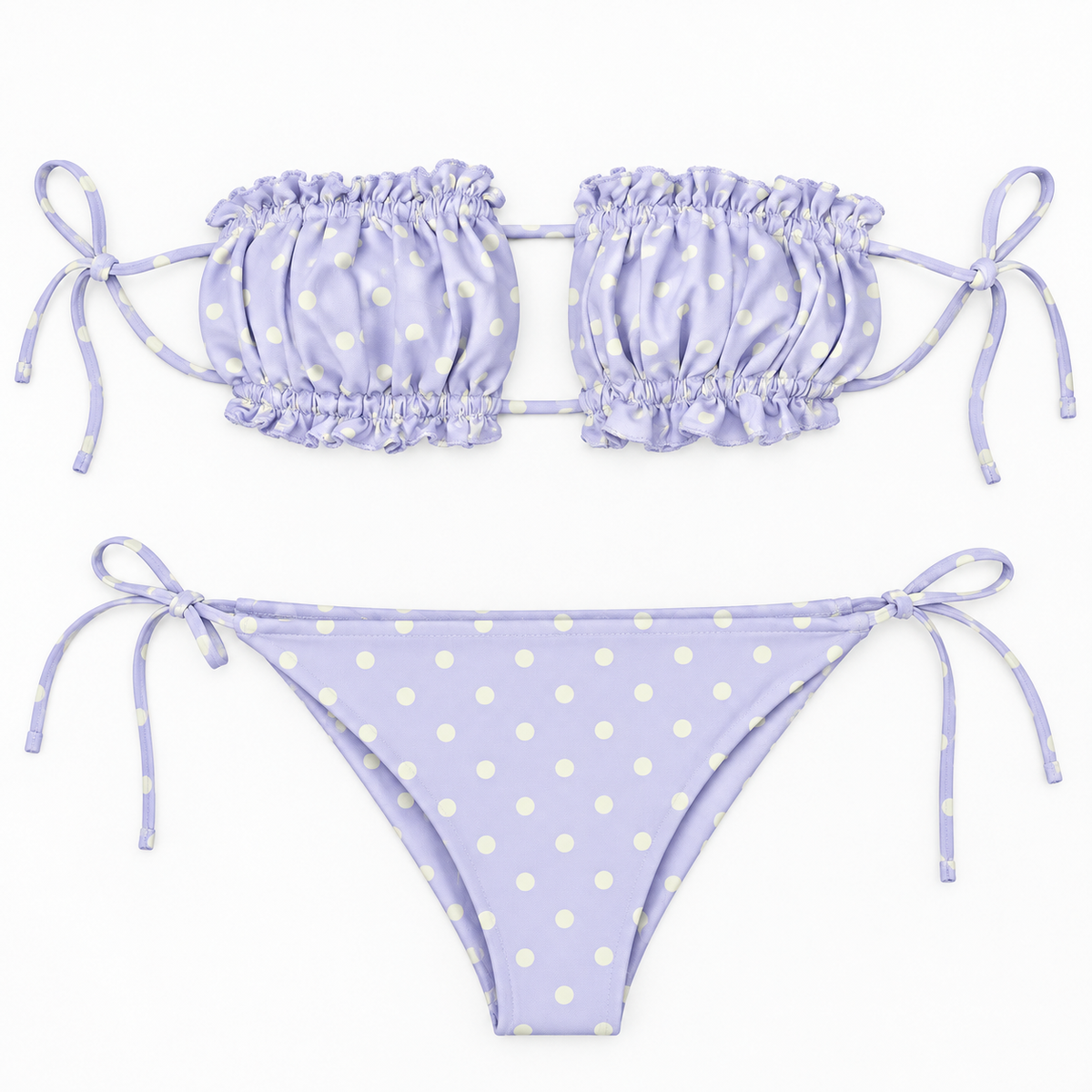 Purple Polka Dot Bikini
