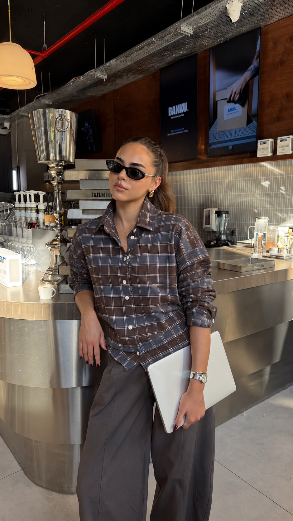 Heritage Check Shirt - brown