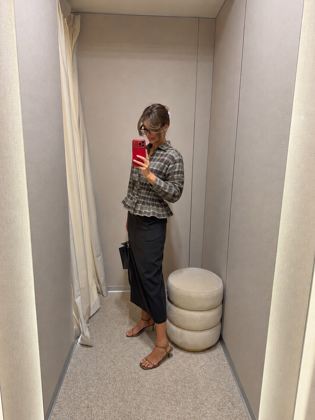 Sage & Brown Check Shirt