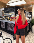 WOOL TAILORED CHECK SHORTS WITH BELT – CHECK