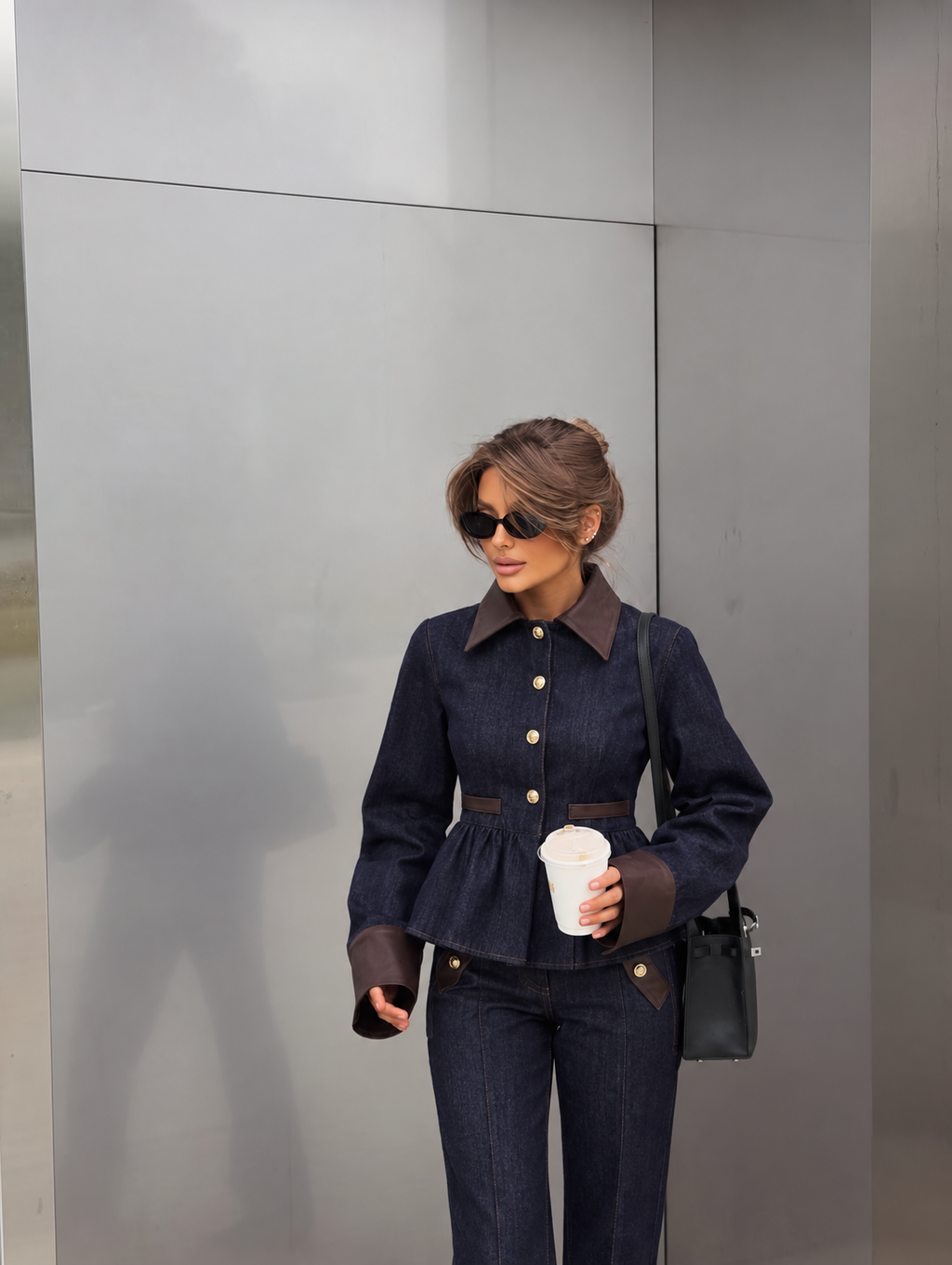 Indigo Contrast Denim Set