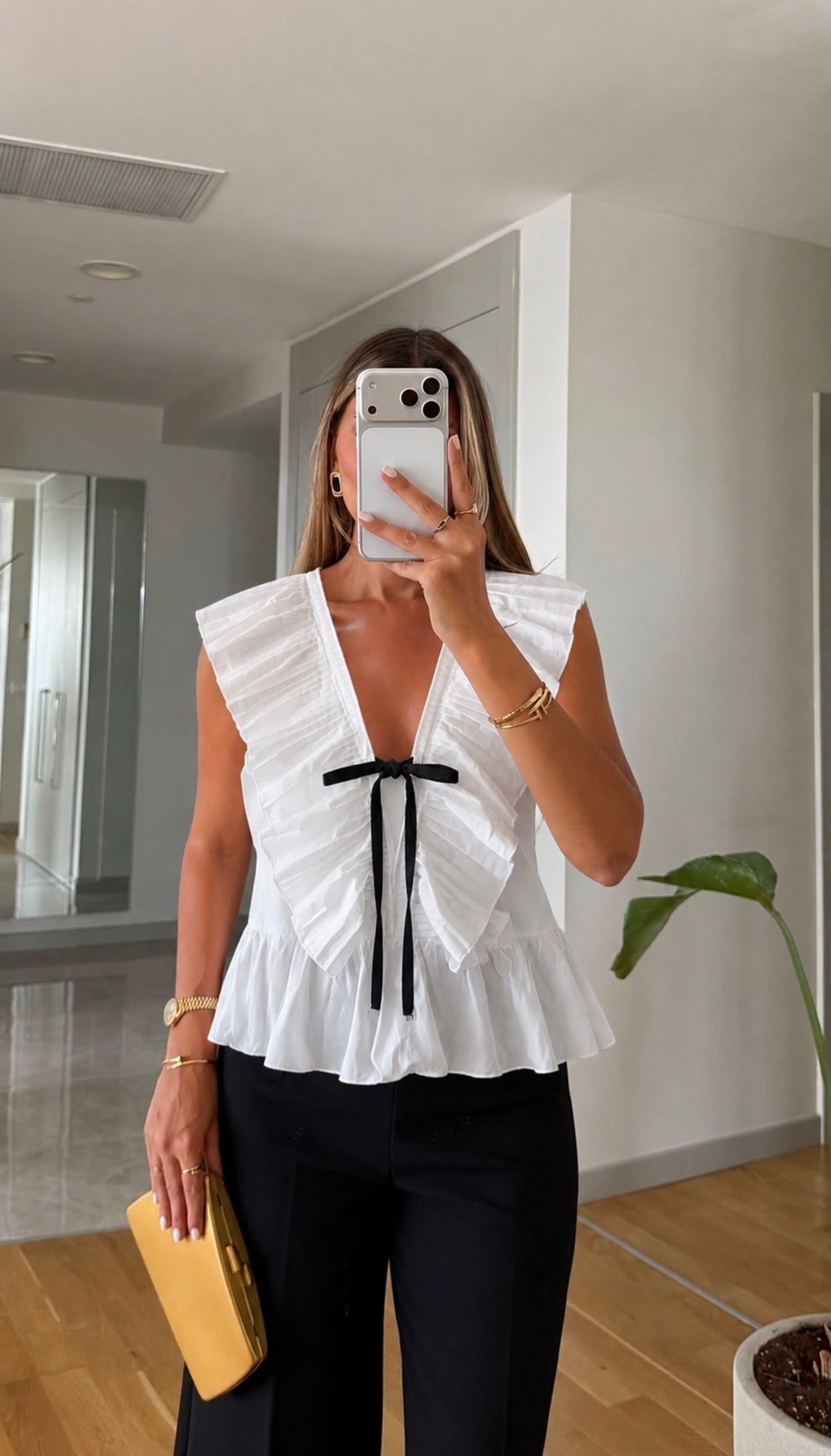 Bianka Parisian Vibe Bluza - bela boja