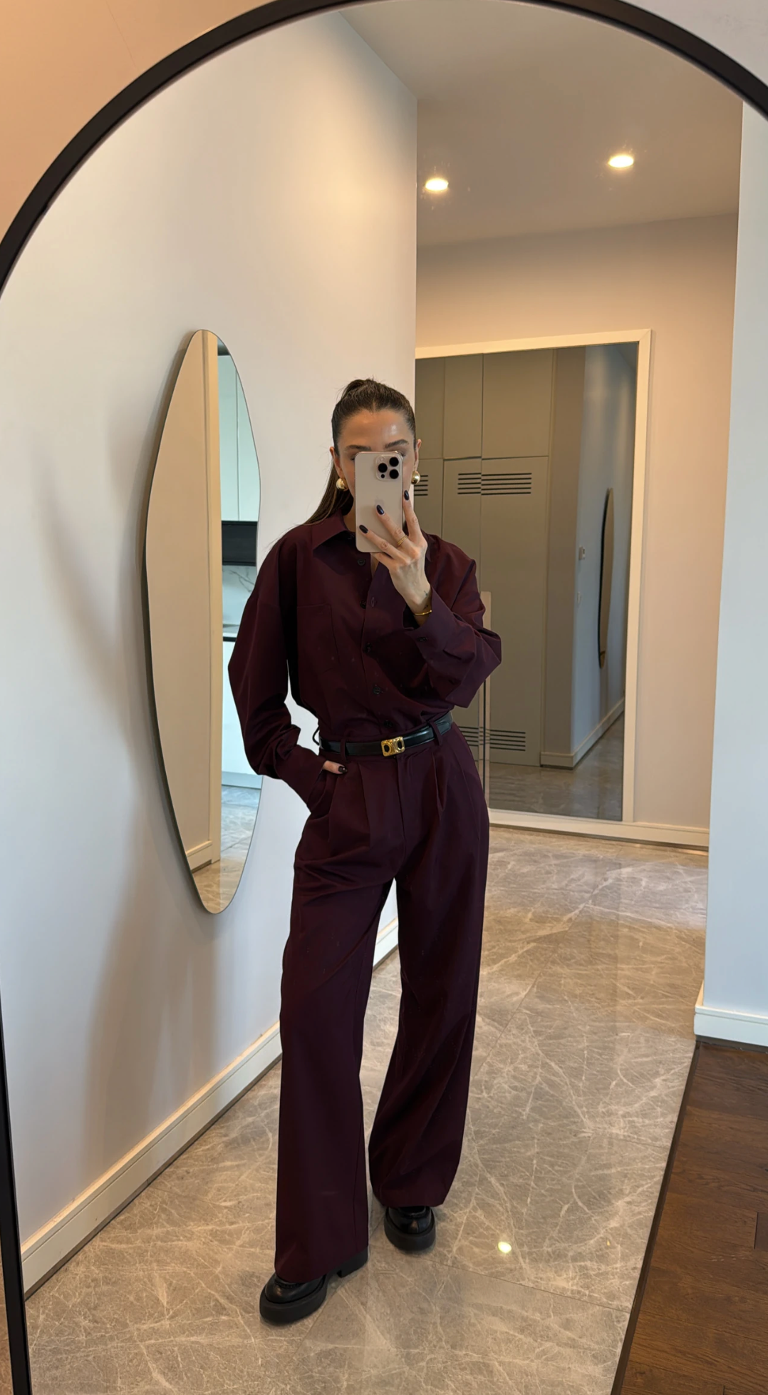 PREMIUM KOMPLET U BOJI ŠLJIVE