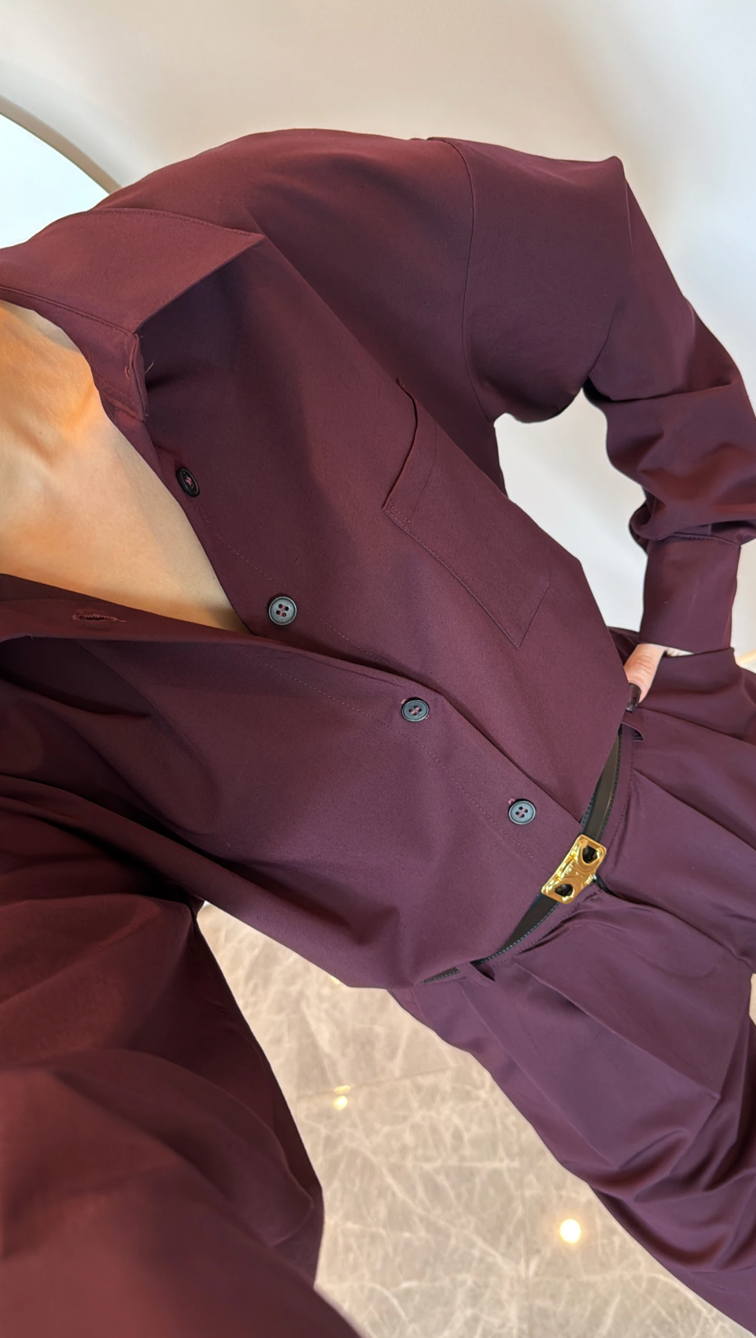 PREMIUM KOMPLET U BOJI ŠLJIVE