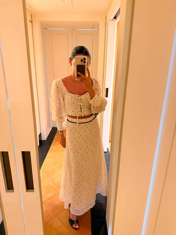 Monako Lanvin Set (Bluza i Suknja)