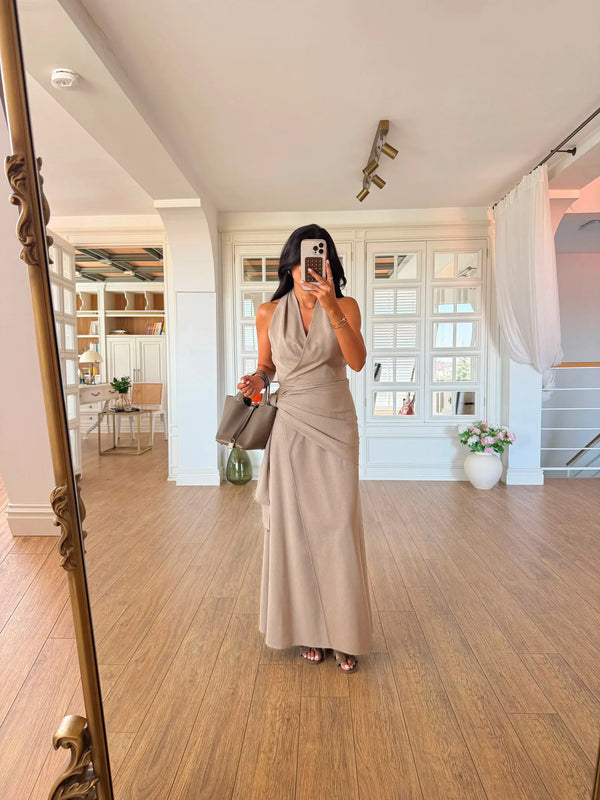 Natural Linen Beige haljina