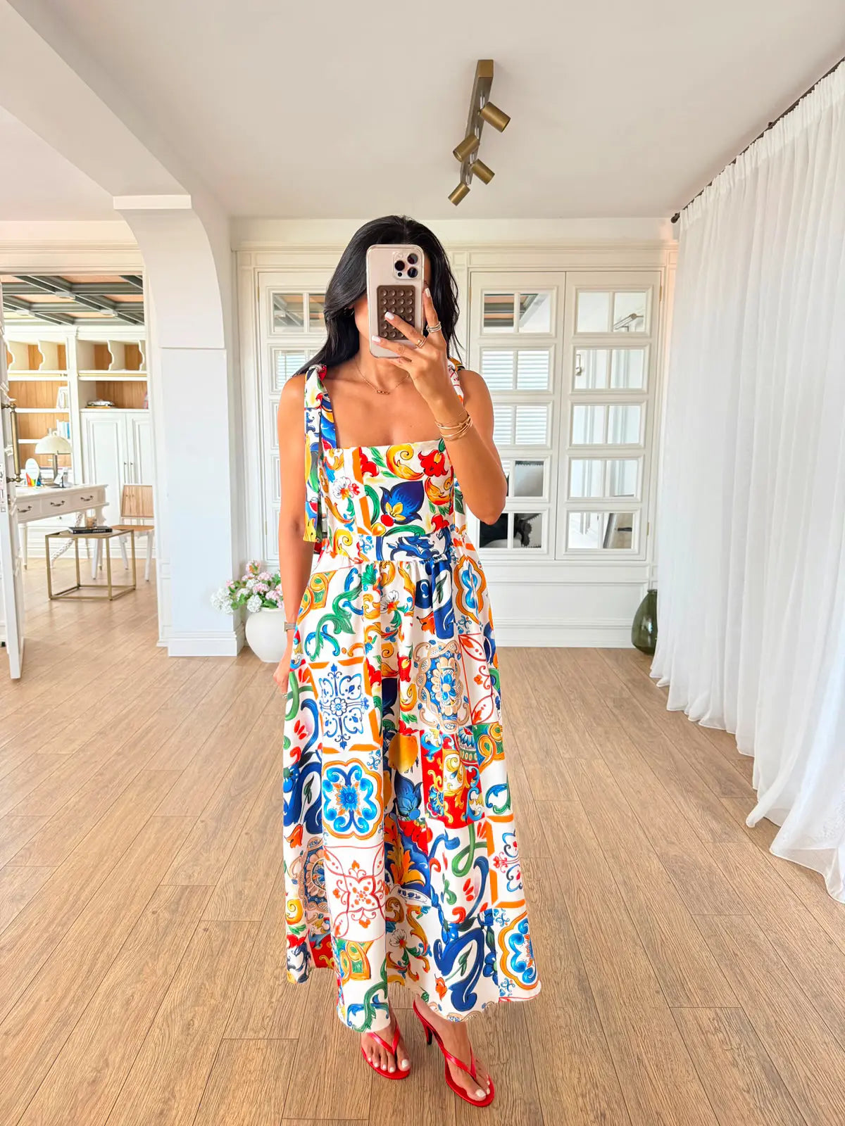 Capri Mediteran Midi Haljina