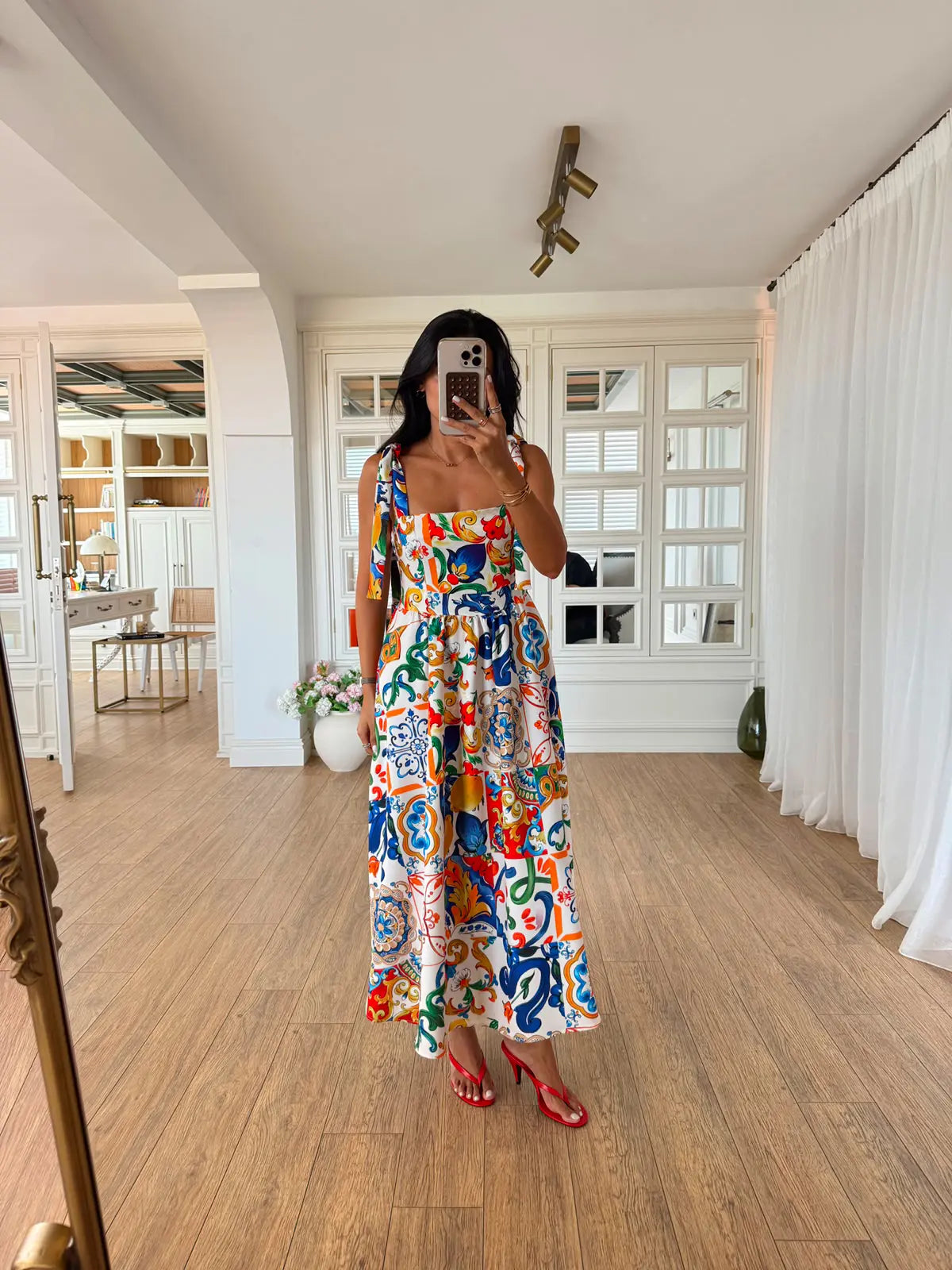 Capri Mediteran Midi Haljina