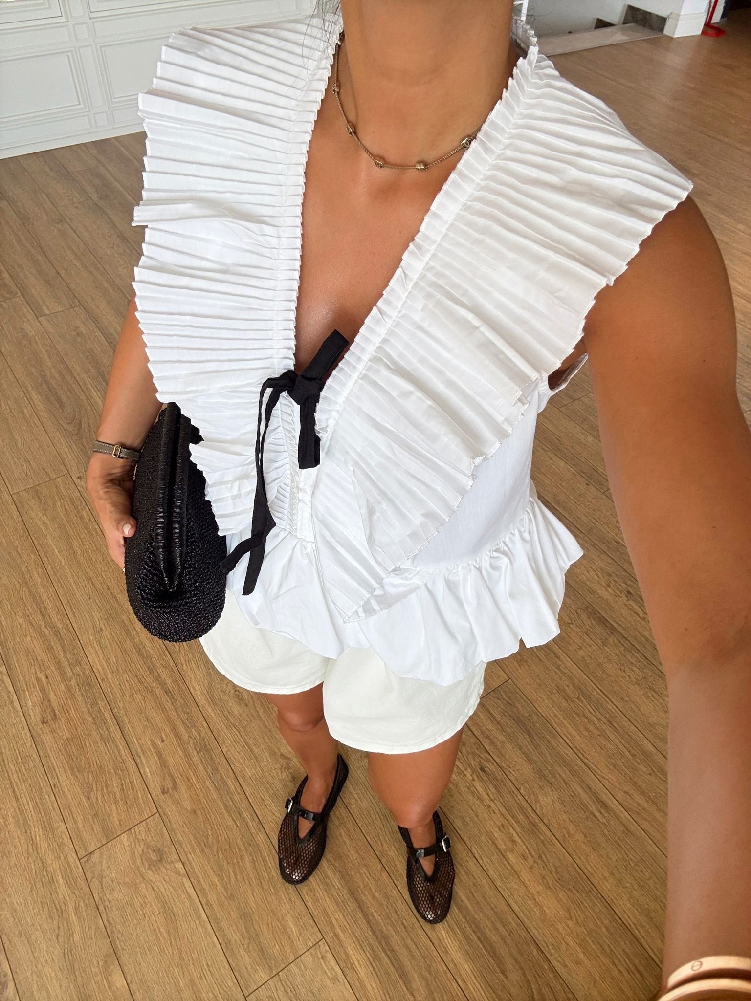 Bianka Parisian Vibe Bluza - bela boja