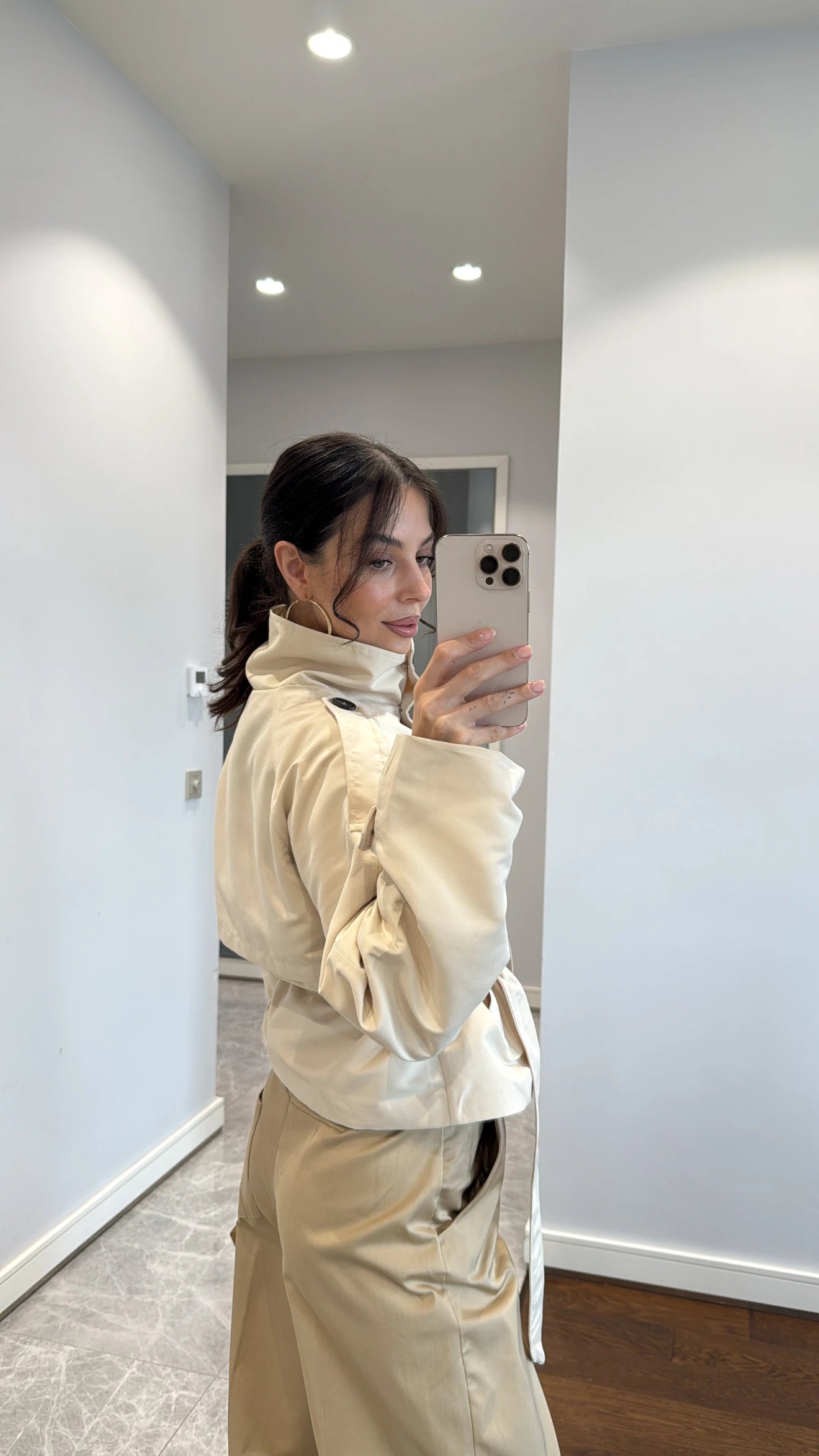 High Collar Trench - dve boje