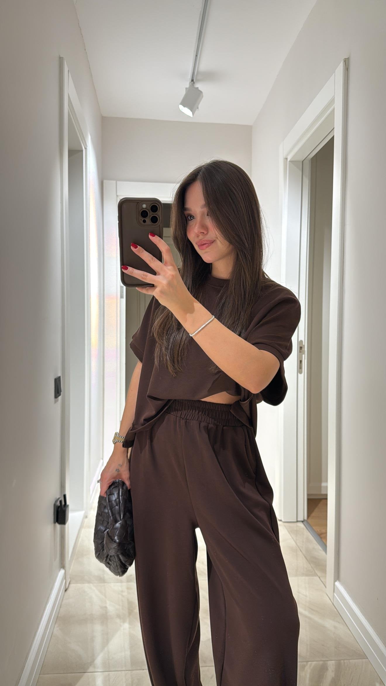 Ženski Komplet Brown Boja