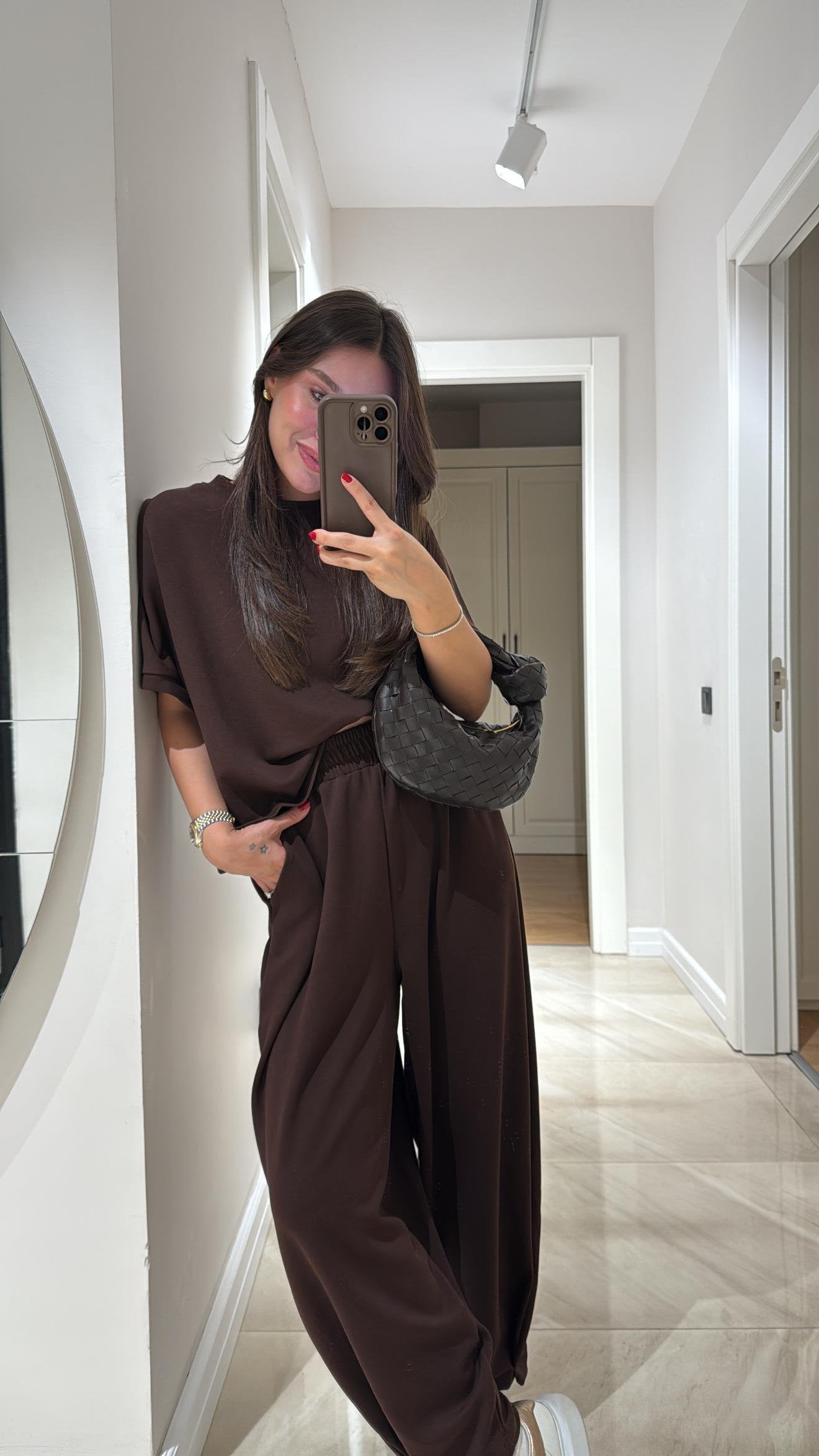 Ženski Komplet Brown Boja