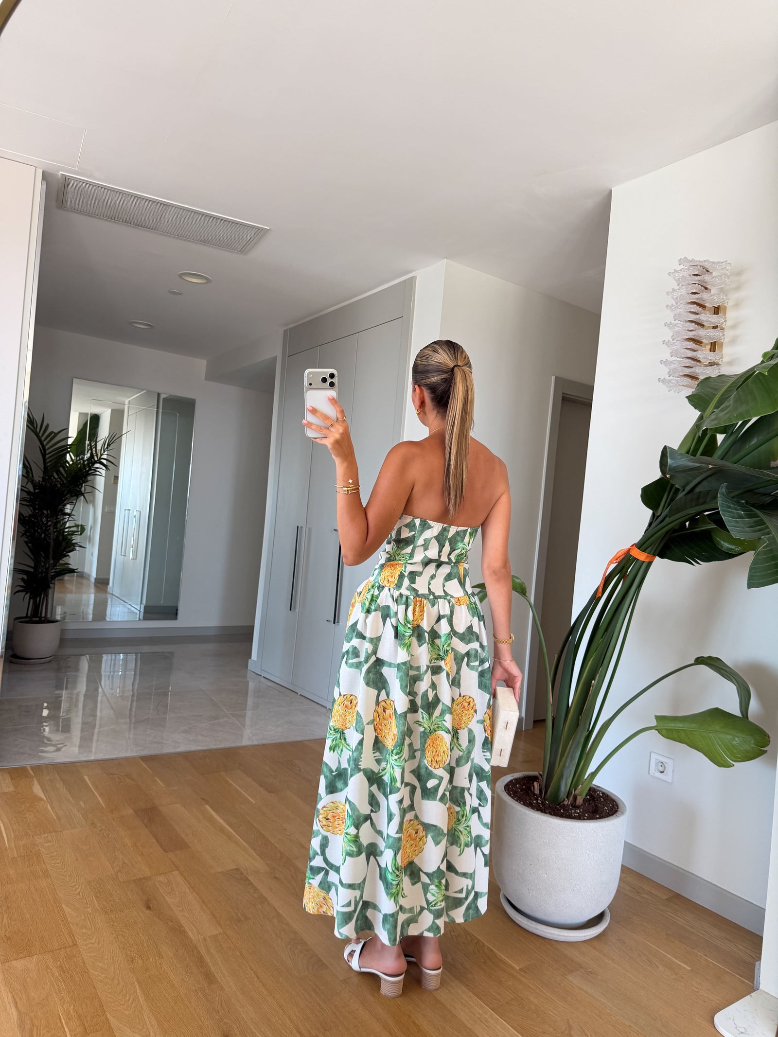 Tropicana Corset Midi Haljina
