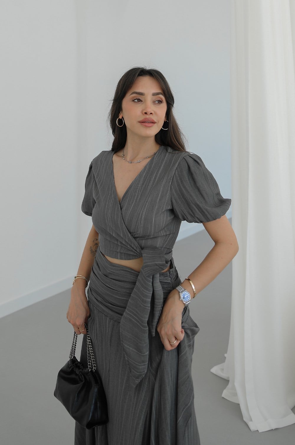 SET OD VISKOZE (BLUZA & MAKSI SUKNJA)