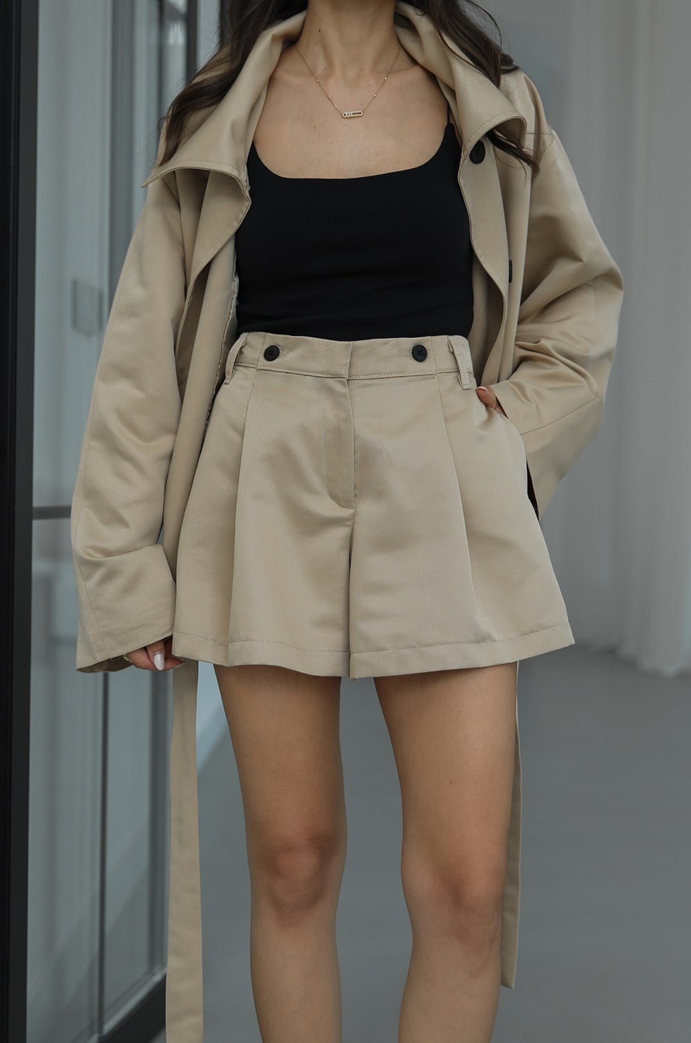 PREMIUM SET "SAND SAFARI" – TRENCH I ŠORTS