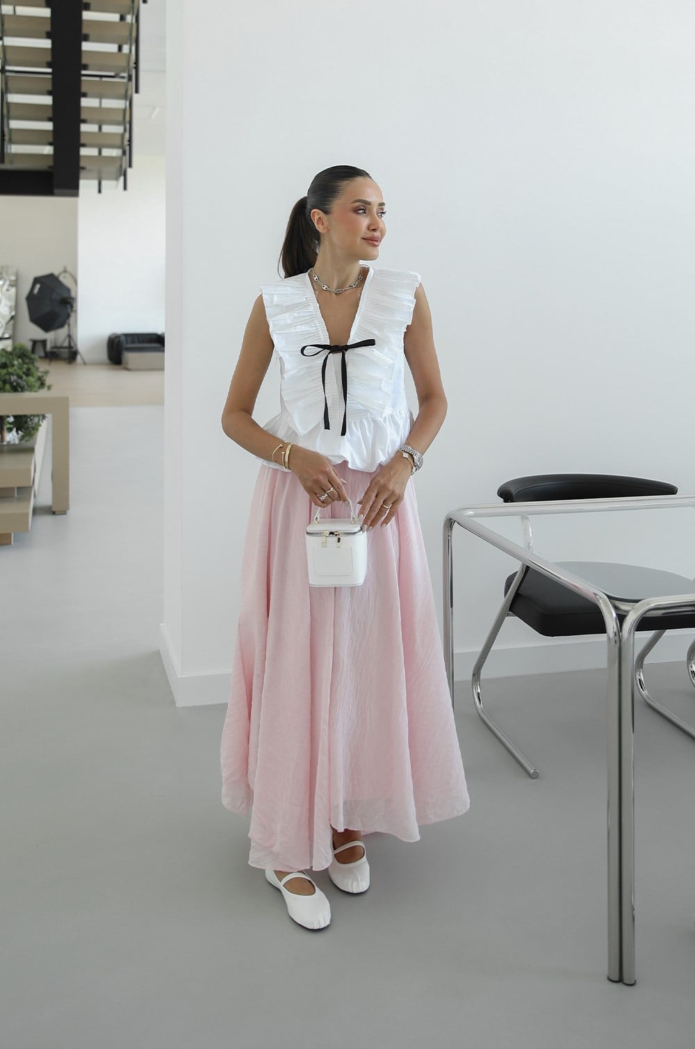 Bianka Parisian Vibe Bluza - bela boja