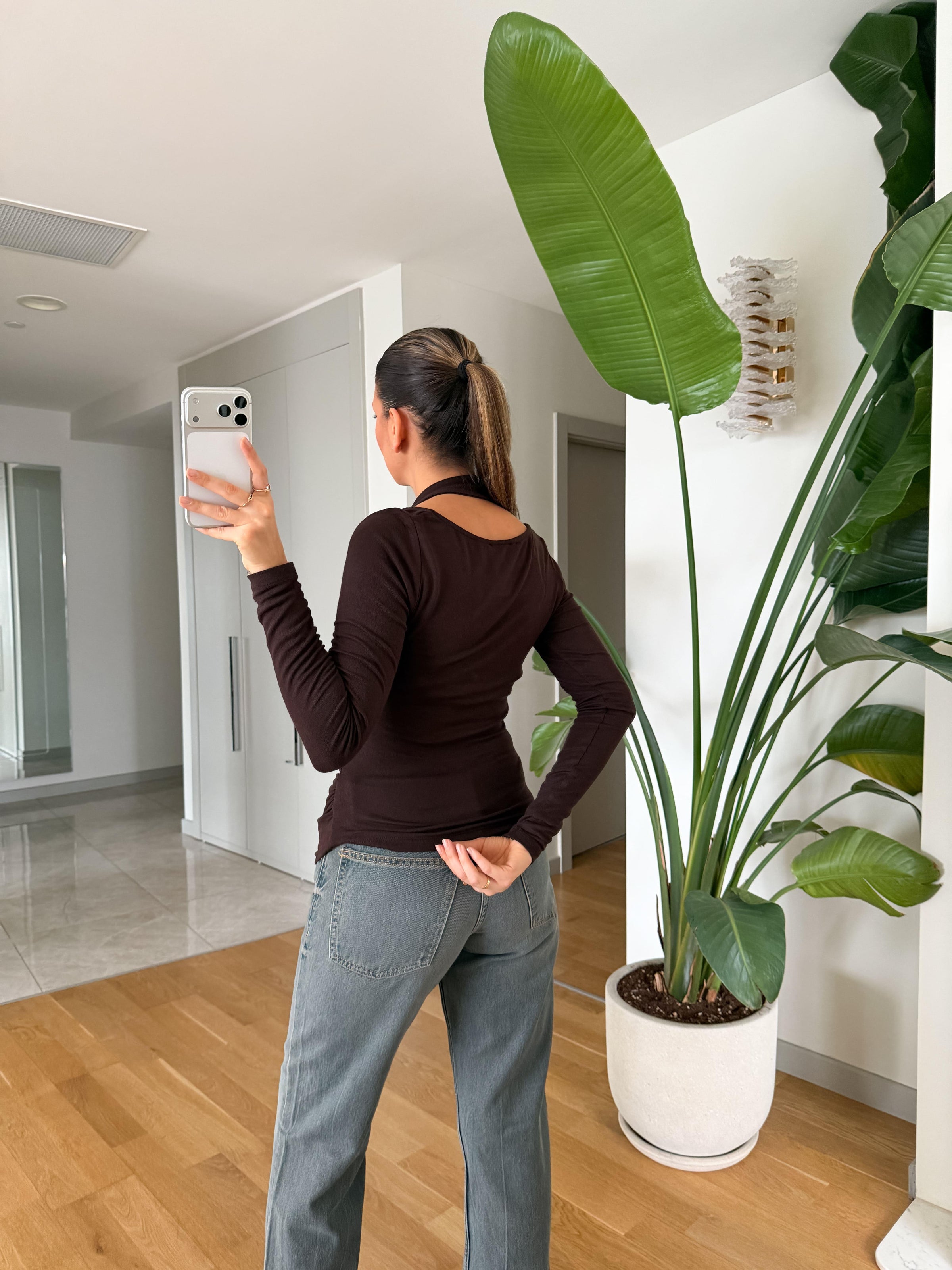 BASIC VISKOZNA BLUZA MAJICA BELA