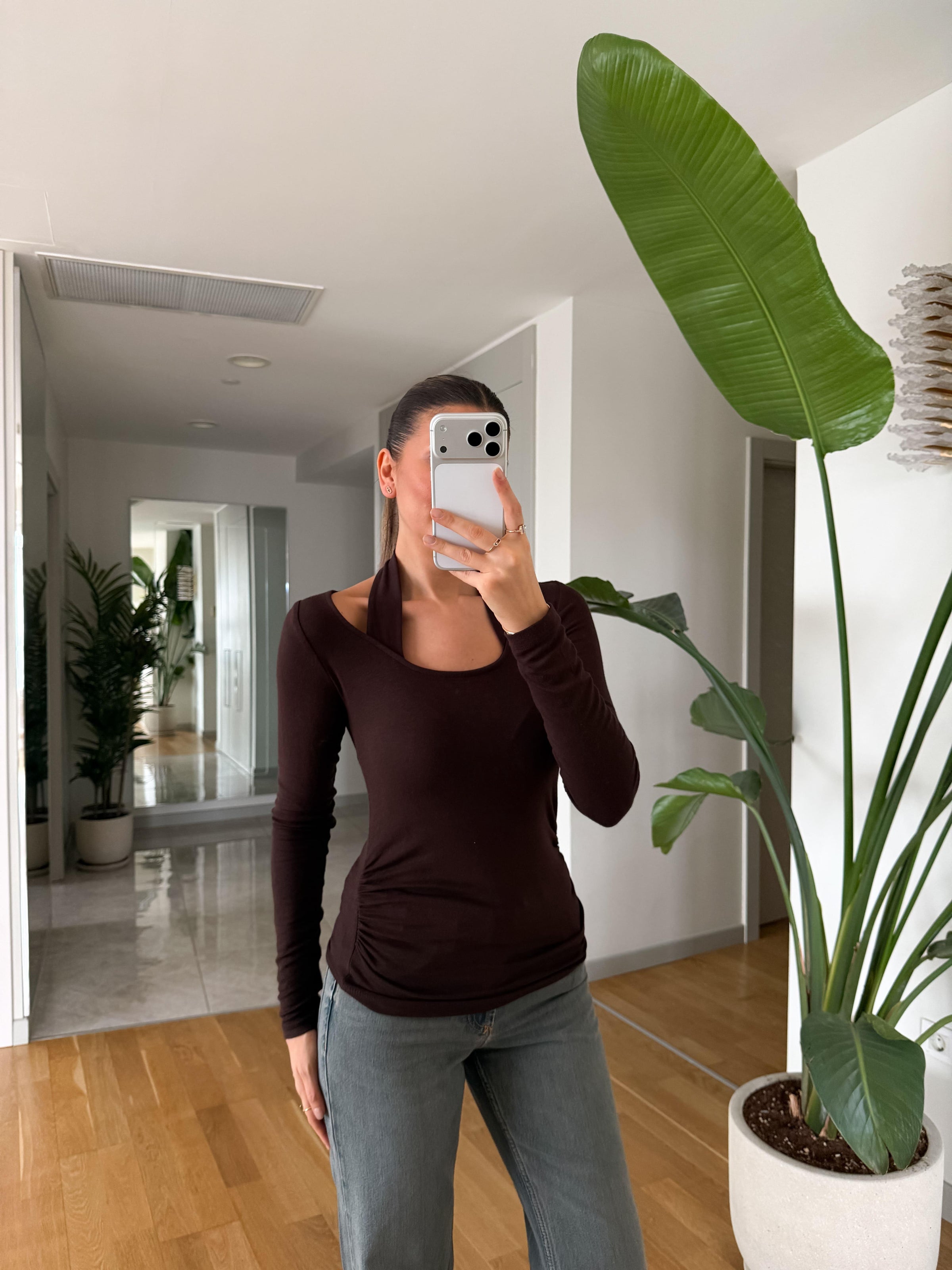 BASIC VISKOZNA BLUZA MAJICA BELA