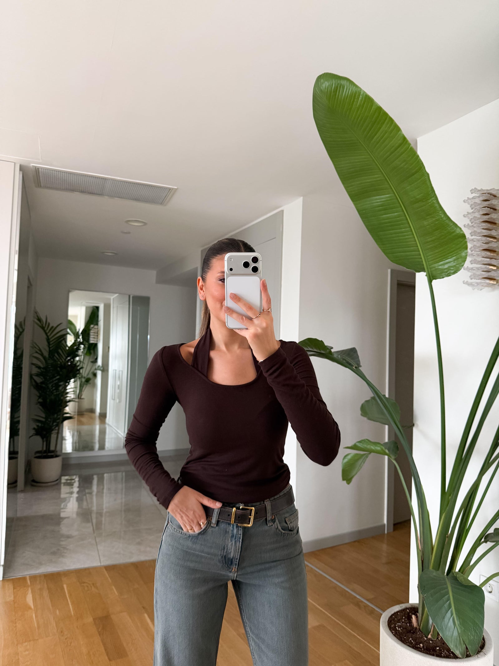 BASIC VISKOZNA BLUZA MAJICA BELA